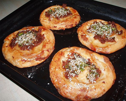 土掉渣烧饼